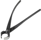 Wazakura Hand Forged Knob Bonsai Cutter Made in Japan 8-1/4 inch (210mm), Japanese Gardening Tools, Round Edge Concave Branch Cutter Black
