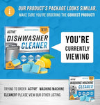 Dishwasher Cleaner And Deodorizer Tablets - 24 Pack Deep Cleaning Descaler Pods for Dish Washer Machine, Heavy Duty, Septic Safe, Natural Limescale Remover, Calcium, Odor, Smell - 12 Month Supply