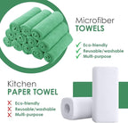 Avalon Towels Microfiber Cleaning Cloths (Value Pack of 36) - Size 16 x 16 Inches, Highly Absorbent Cleaning Rags, Lint Free, Reusable and Washable, Microfiber Towels for Cars