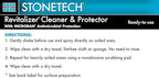 Revitalizer Cleaner & Protector for Stonetech, Quick Cleaning Spray for Natural Stone Care on Tile, Marble & Travertine, Granite Sealer & Granite Countertop Cleaner Spray, Cucumber Scent, 24 fl oz