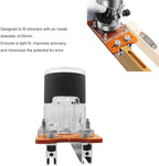 Router Trimmer Tool, Portable Adjustable Router, Wood Cutting Accessory with 2 in 1 Function, Electric Hand Machine with Precision Design, Woodworking Equipment, Kit for Home Yard Craft Repair