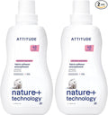ATTITUDE Sensitive Skin, Hypoallergenic Fabric Softener, Fragrance Free, 33.8 Fluid Ounce, 35 Loads (Pack of 2)