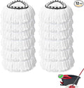12 Pack Mop Replacement Head, Ailengy 100% Microfiber Mop Refills Spin Mop Replacement Head, 360 Micro Spin Cleaning Replacement Mop Heads for Easy House Cleaning Floor Mopping