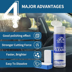 Glass Polish kit,3.38Fl Oz cerium oxide glass polish compound with polishing brush,glass scratch remove,Oil Film Cleaner,Glass Cleaner, Removes Stains and Water Spots, for Cars Glass and Mirror