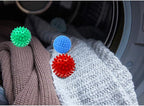 Reusable Dryer Balls Laundry Wash Dryer Balls Anti-Static Fabric Softener Laundry Washing Ball, 6pcs (Red)