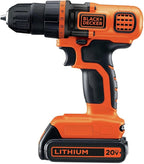 BLACK+DECKER 20V MAX Power Tool Combo Kit, 4-Tool Cordless Power Tool Set with 2 Batteries and Charger (BD4KITCDCRL)