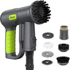 10-in-1 Electric Spin Scrubber, Grill Brush with 2X Higher Cleaning Efficiency, Electric Spin Scrubber for Cleaning with Steam Function(Steam Cleaner Not Included)