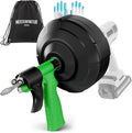 drain snake [25FT] - Auto Feed - Ideal plumbing snake for sink and drain unblocking - Solid drain auger for real DYIs!