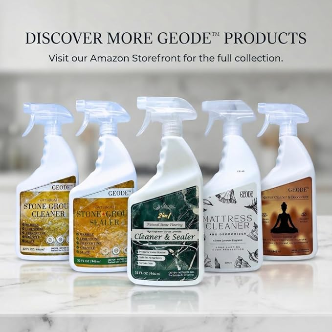 GEODE Carpet Cleaner Solution for Machines – Enzyme Carpet Cleaner & Deodorizer for Deep Cleaning, Pet Stain & Odor Remover, Non-Toxic Concentrated Formula for Carpet Cleaning Machines (G)
