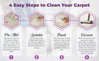 Capture Carpet & Rug Dry Cleaner w/Resealable lid (4 Pound) Pre-Mist Soil Release Carpet Cleaning Pre Spray (2 Pack) Bundle