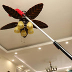 30 Foot High Reach Dusting Kit with 6-24 Foot Extension Pole // High Ceiling and Cobweb Duster with Telescopic Pole // Microfiber and Outdoor & Indoor Extendable Duster Cleaning Kit