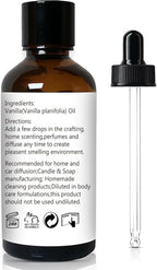 Vanilla Essential Oil – 1 Oz Vanilla Oil for Skin & Diffuser | Home Fragrance Oil for Body, Lotion, Candles, Soap, Dryer Balls, Slime & More