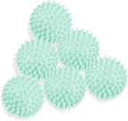 6 Pack Laundry Balls for Dryer, Dryer Balls Laundry Reusable, Dryer Ball Plastic Pellet Packs for Fabric Soften, Reduce Wrinkle and Less Static Cling-Green