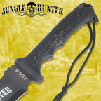 Black Legion Jungle Hunter Machete with Sheath | 25" Tactical Survival Machete Knife | Heavy Duty Sawback Blade for Yard Work & Gardening | Full Tang Stainless Steel | Outdoor & Camping Tool