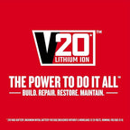 CRAFTSMAN V20 Cordless 8-Tool Combo Kit With Two 2.0 Ah Batteries and Charger (CMCK801D2)