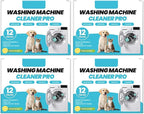 Washing Machine Cleaning Tablets: Powerful Deep Cleaning for Front Loader & Top Load Washer Machines - Clean Inside Drum and Laundry Tub Seal (48 pieces)