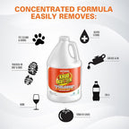 Krud Kutter CR012 Instant Carpet Cleaner/Stain Remover Plus Deodorizer, Gallon