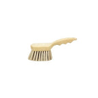 SPARTA 40541EC25 Plastic Scrub Brush, Utility Brush, Kitchen Brush With Hanging Hole For Cleaning, 8 Inches, Tan