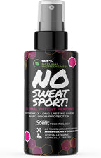 NO SWEAT! SPORT Fabric Odor Neutralizer for Athletic Clothes & Shoes – Movement-Activated Odor Control for Workouts, Gym & Sports | Alcohol-Free, Fabric Safe, 98% Natural Ingredients (50 mL)