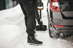 Fiskars Auto Snow Shovel, X-series, Telescopic, Length: 79.5-98.7 cm, Aluminium/Steel/Plastic, Black/Silver, 1057187