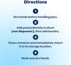 all Unit Dose Laundry Detergent, Mighty Pacs, Free Clear, 132 Count