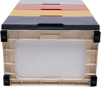 5 Tier Plastic Clothes Storage Organizer with 6 Drawers, Clothes Storage Organizer 66lbs Capacity, Tall Dresser Plastic for Storing Clothes Towels Toys and Some Other Small Items