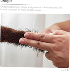 Palm Broom Soft Bristles Small Handheld Dust Brush for Bed Sofa Cleaning Portable Desktop Broom with Sling for Easy Storage Household Dust Removal