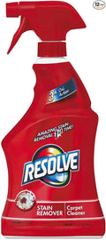 Resolve Carpet Spot & Stain Remover, 22 fl oz Bottle, Carpet Cleaner (Pack of 12)