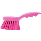 SPARTA 40541EC26 Plastic Scrub Brush, Utility Brush, Kitchen Brush With Hanging Hole For Cleaning, 8 Inches, Pink, (Pack of 6)