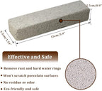 8 Pack Pumice Stones for Toilet Cleaning Pumice Sticks Remove Toilet Bowl Hard Water Rings, Calcium Buildup and Rust，Cleaning Stone Pumice Stone for Toilet Bowl, Pool, Bath, Kitchen, Barbecue