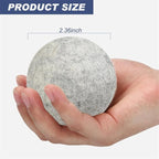 Wool Laundry Ball Pack of 6 Tumble Dryer Wool Ball Fabric Softener Alternative Reusable Wool Laundry Balls Nature’S Fabric Softeners for Fluffs Clothes
