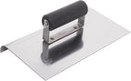 MARSHALLTOWN QLT Stainless Steel Hand Edgers, Plastic Handle, 254mm Length, 152mm Width, 25mm Radius, 29mm Lip, Made In The USA, CE534SP