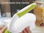Scrub Brush for Cleaning, Heavy Duty Shower Scrubber with Stiff Bristles for Tub, Sink, Floor, Tile, and Carpet Scrubbing, 3 Pack