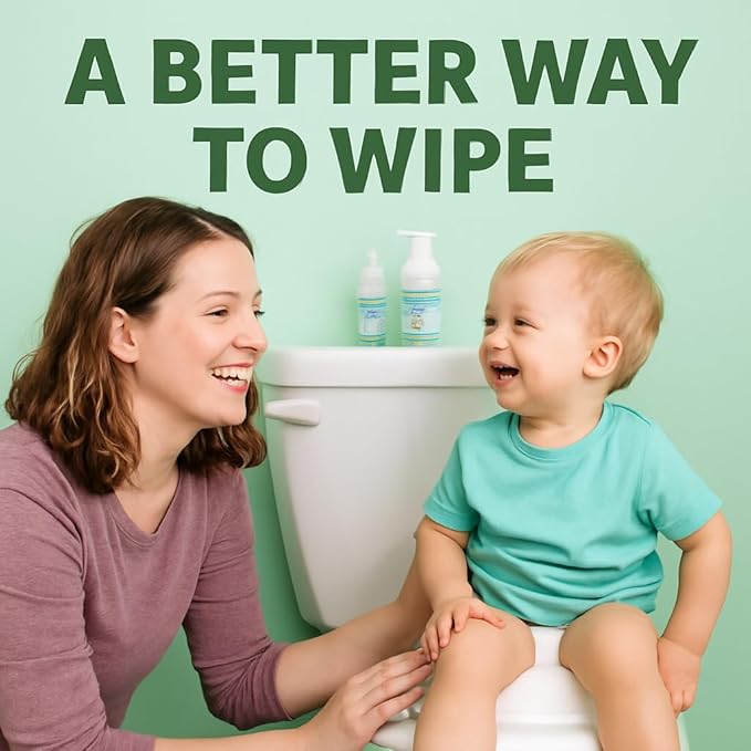 Refresh Liquid Wipe: Toilet Paper Foam | Eco-Friendly Flushable Wet Wipe Alternative | Cleanses and Soothes with Witch Hazel and Aloe |Plumbing and Septic Safe | 50ml | 1.69 oz | 3 Pack