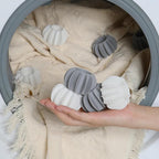 16 PCS Silicone Steamer Dryer Balls Washer Balls,Reusable Laundry Balls, (8 White+8 Gray)