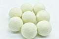 Pack of 8 Wool Laundry Dryer Ball by GK&CO-Reusable Extra Large Premium Natural Fabric Softener, Reduces Clothing Wrinkles, Eco-Friendly~Made of 100% Pure New Zealand Wool~Made in Nepal (8)