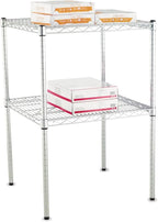 Alera ALE Stackable Posts For Wire Shelving, 36 "High, Black (Pack of 4)