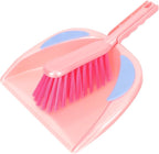 TOYANDONA Mini Portable Dustpan and Hand Brush Set, Red Small Table Cleaning Broom for Household and Pet Hair, Multi-Function Compact Sweeping Accessory for Home and Office Use