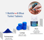 Simple Life Toilet Bowl Cleaner | Automatic Long-Lasting Toilet Bowl Cleaner Tablets | Easy-To-Use, Septic Safe Toilet Cleaner in Bottle | Powerfully Cleans and Prevent Stain Build Up | 6 Count