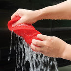 Multi-Purpose Sponges for Cleaning - Red 4 Pack, Large Sponges for Car Washing, Tile & Grout, All Purpose Cleaning