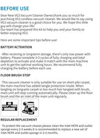 KCLASO Cordless Vacuum Cleaner, 550W 45KPA 50Min Vacuum Cleaners for Home, Self-Standing Stick Vacuum with Touch Screen, 3 Power Modes, Rechargeable Battery, Handheld Vacuum for Pet Hair Carpet Floor