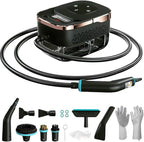 Steam Cleaner for Home, Powerful Steamer for Cleaning, 4Bar Pressure & 15S Instant Heat, Multipurpose Cleaning Steamer with Replacement Heads for Home, Dirt, Grease, Grout, Tile,Floor, Car Detailing