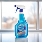 Valor Glass Cleaner Trigger Sprayer – Streak-Free Shine for Glass & Mirrors, 32 fl oz (32 Fl Oz (Pack of 6))