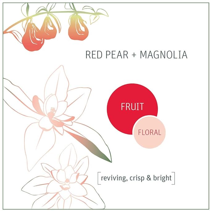 Grab Green Naturally-Derived, Mineral-Based Disposal Cleaner & Freshener Pods, Red Pear with Magnolia, 12 Pods (4-Pack)