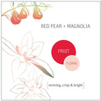 Grab Green Naturally-Derived, Mineral-Based Disposal Cleaner & Freshener Pods, Red Pear with Magnolia, 12 Pods (4-Pack)