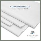 VALENGO New Lint Free Rags – 100% Cotton Cloth, Soft T-Shirt Rags, Lint Free Cloth for Staining Wood, Cast Iron, Dusting, Polishing, Painting and Cleaning – Reusable & Absorbent – 17”x17” (Pack of 7)
