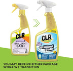 CLR Brilliant Bath Foaming Action Bathroom Cleaner Spray - For Use on Toilets, Baths, Showers, Sinks, Glass, Stainless Steel - Lavender Scent, 26 Ounce Bottle (Pack of 2)