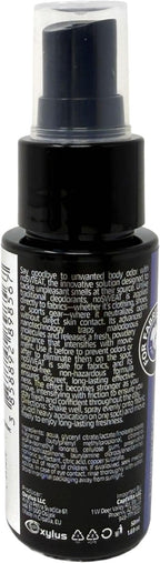 NO SWEAT! Ultra Long Lasting Sweat and Body Odor Protection, 98% Natural Ingredients, Hypoallergenic & Clinically Tested, Alcohol-Free & Fabric Safe, 20x Longer Duration, Created from Science (50mL)