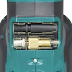 Makita DMP180ZX 18V LXT® Lithium-Ion Cordless Inflator, Battery Powered, Tool Only(battery and charger not included);Presta valve adapter;Sports ball needle;Tapered adapter, Teal