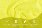 Avalon Towels Microfiber Cleaning Cloths (Value Pack of 36) - Size 16 x 16 Inches, Highly Absorbent Cleaning Rags, Lint Free, Reusable and Washable, Microfiber Towels for Cars